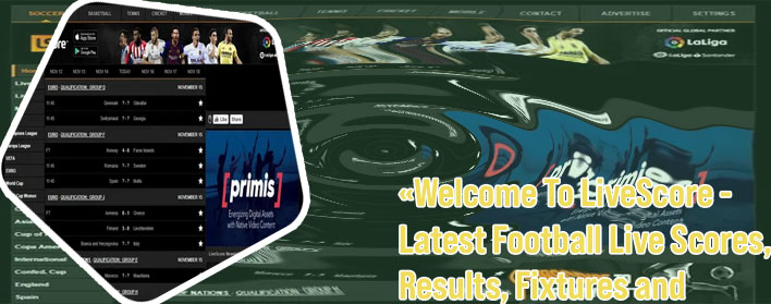 Mobile livescore today results